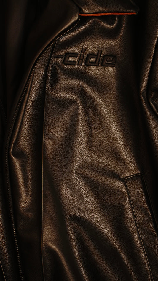 -cide badmon Jamaican Leather Jacket