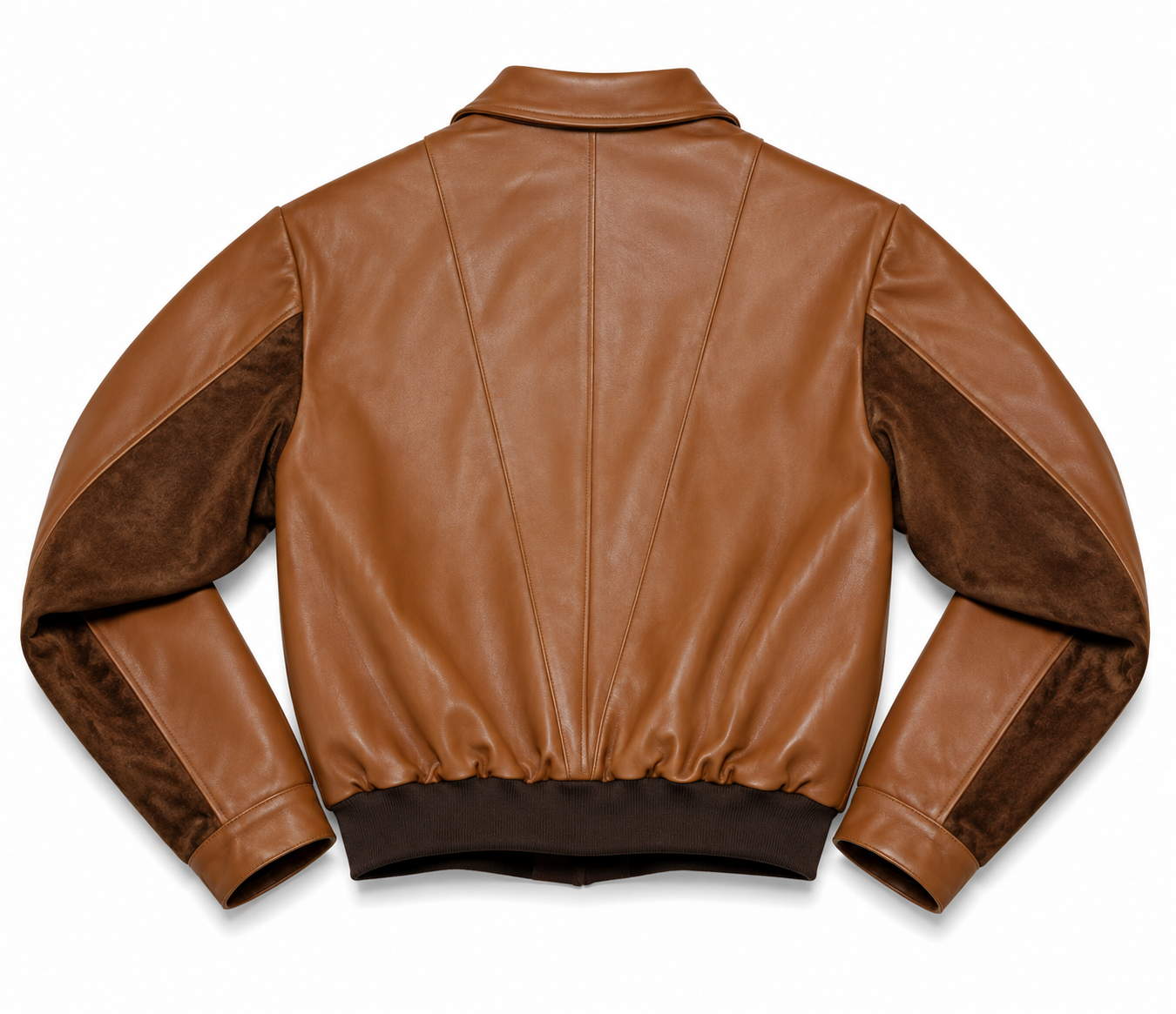 -cide brown leather jacket 1/1