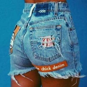 -cide Women Designer Denim Shorts