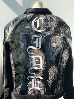 -cide skull leather jacket